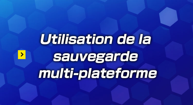 Utilisation de la sauvegarde multi-plateforme